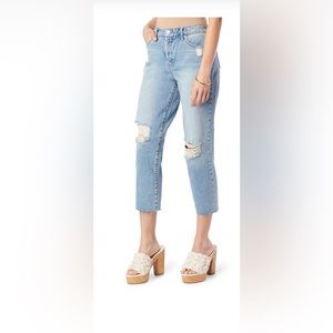 Jessica Simpson Last Light Spotlight High Rise Crop Jeans